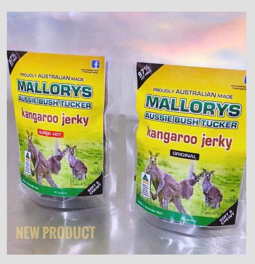 Kangaroo jerky now available - Mallorys Jerky