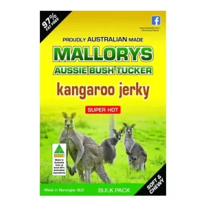 Bulk Pack Super Hot Kangaroo Jerky 300g, 500g & 1kg