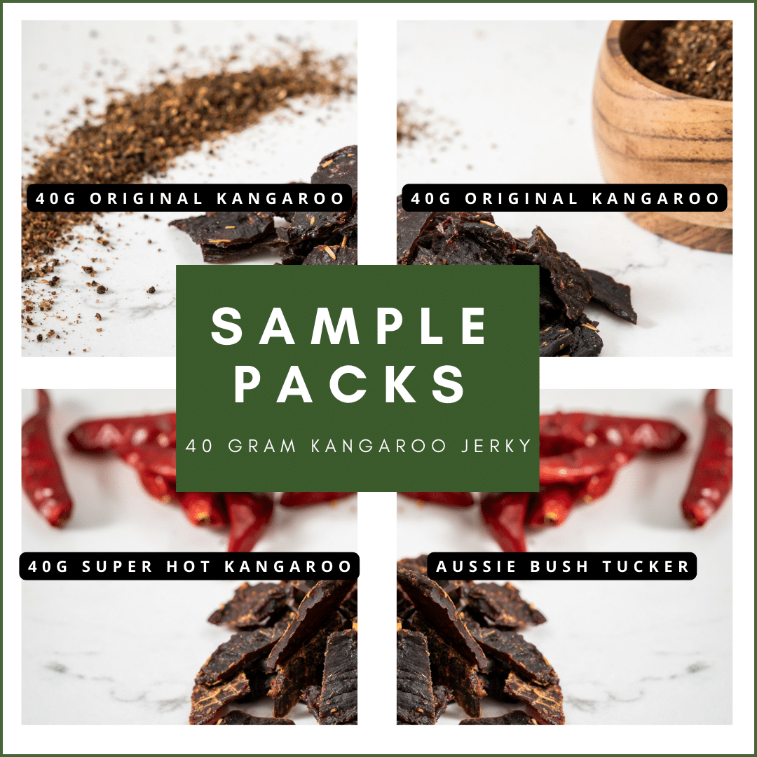 Sample packs Kangaroo jerky